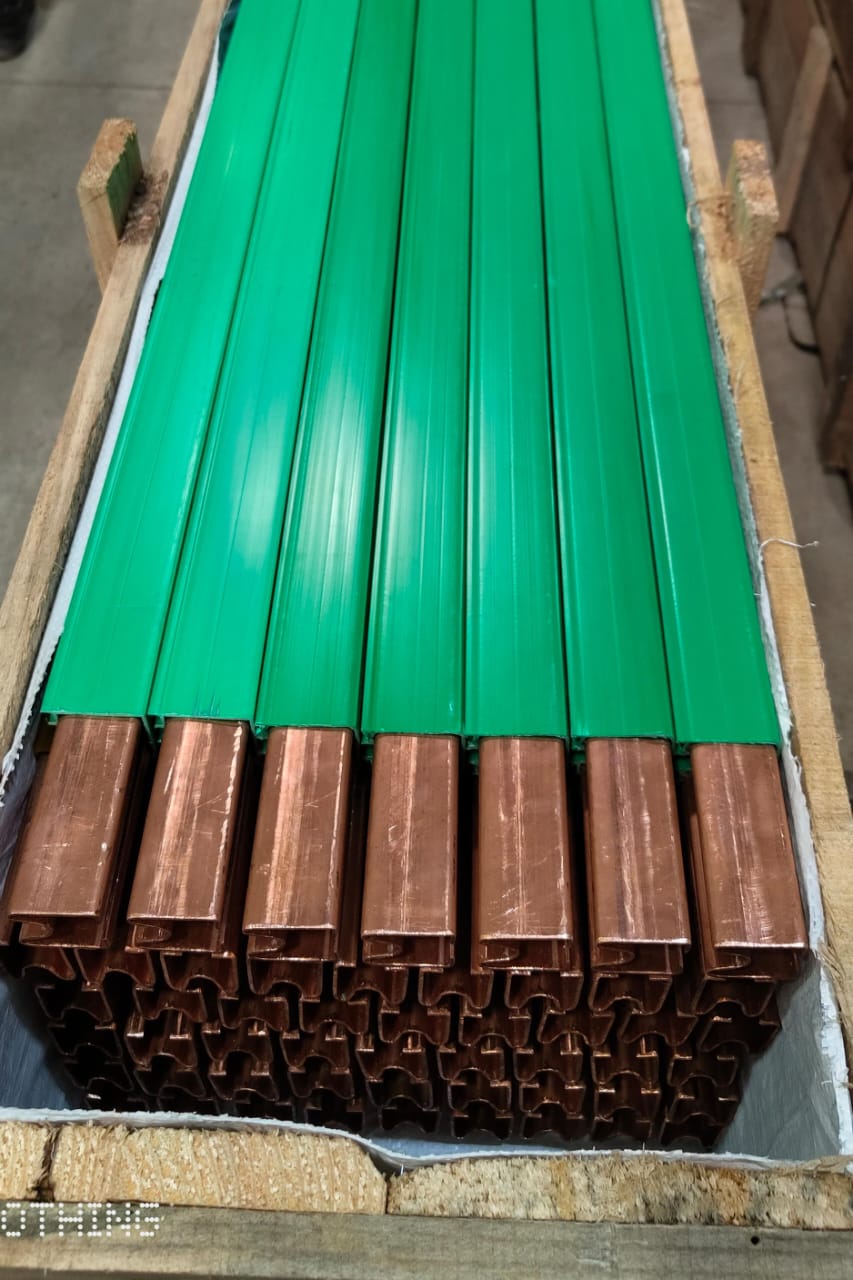 DSL Busbar CU Green with Sleeve