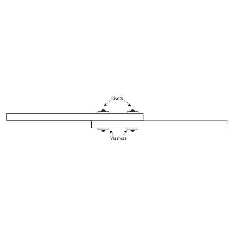 Rivet type joint diagram