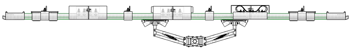 Safelink V busbar 2 Dimensional picture