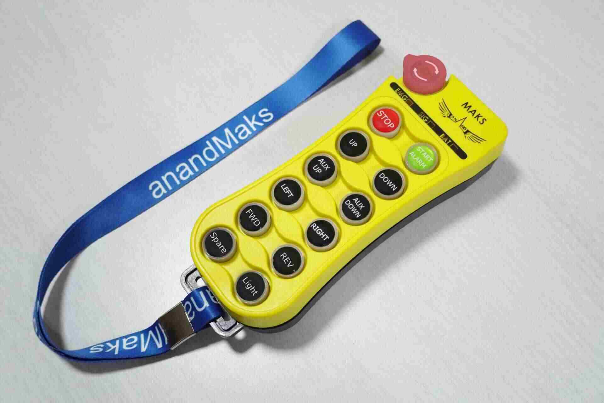 AnandMaks Radio remote control front view