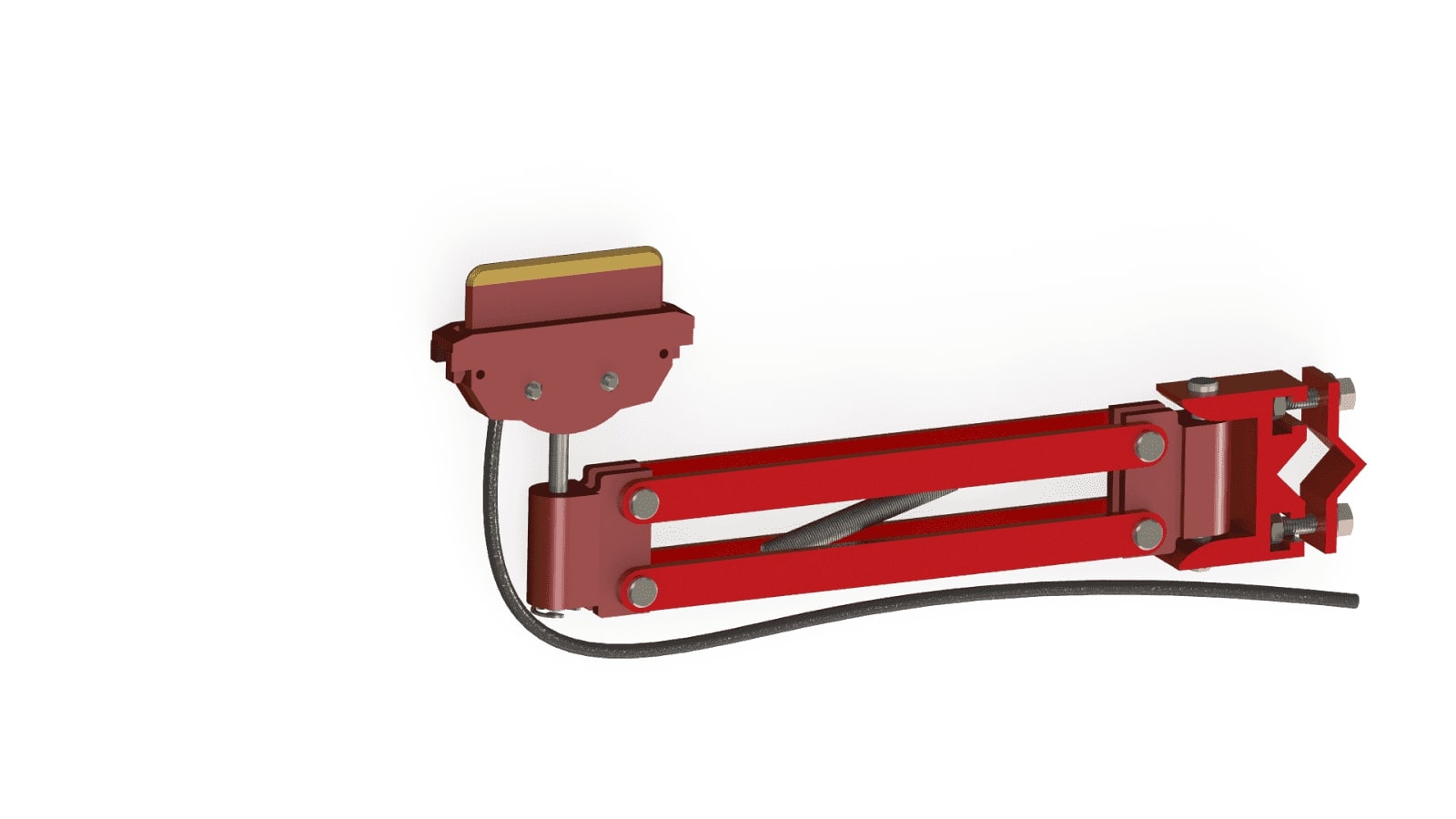 Current collector for a pin jointed busbar