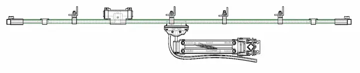 Safelink M busbar 2 Dimensional picture