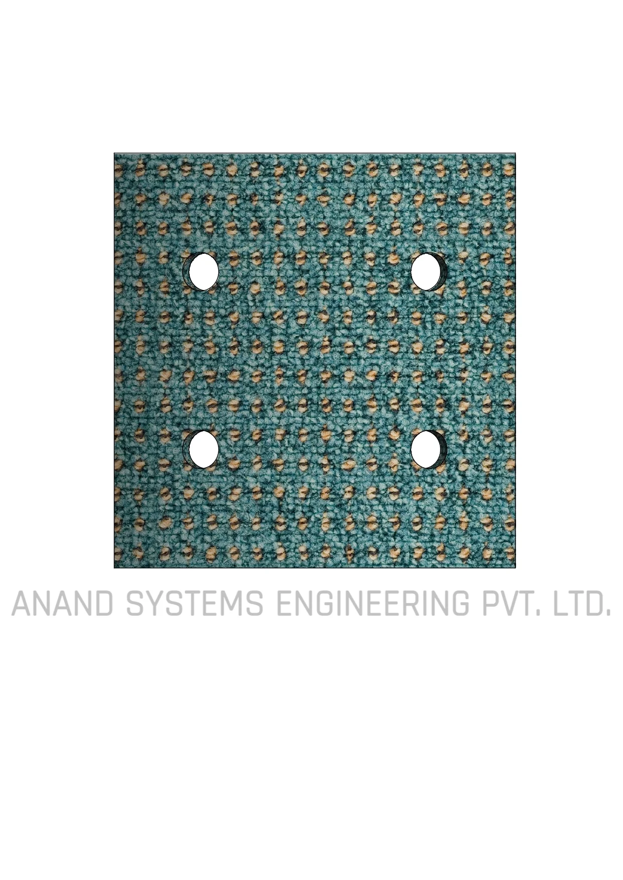 Main view of the 100mm Industrial Brake Liner