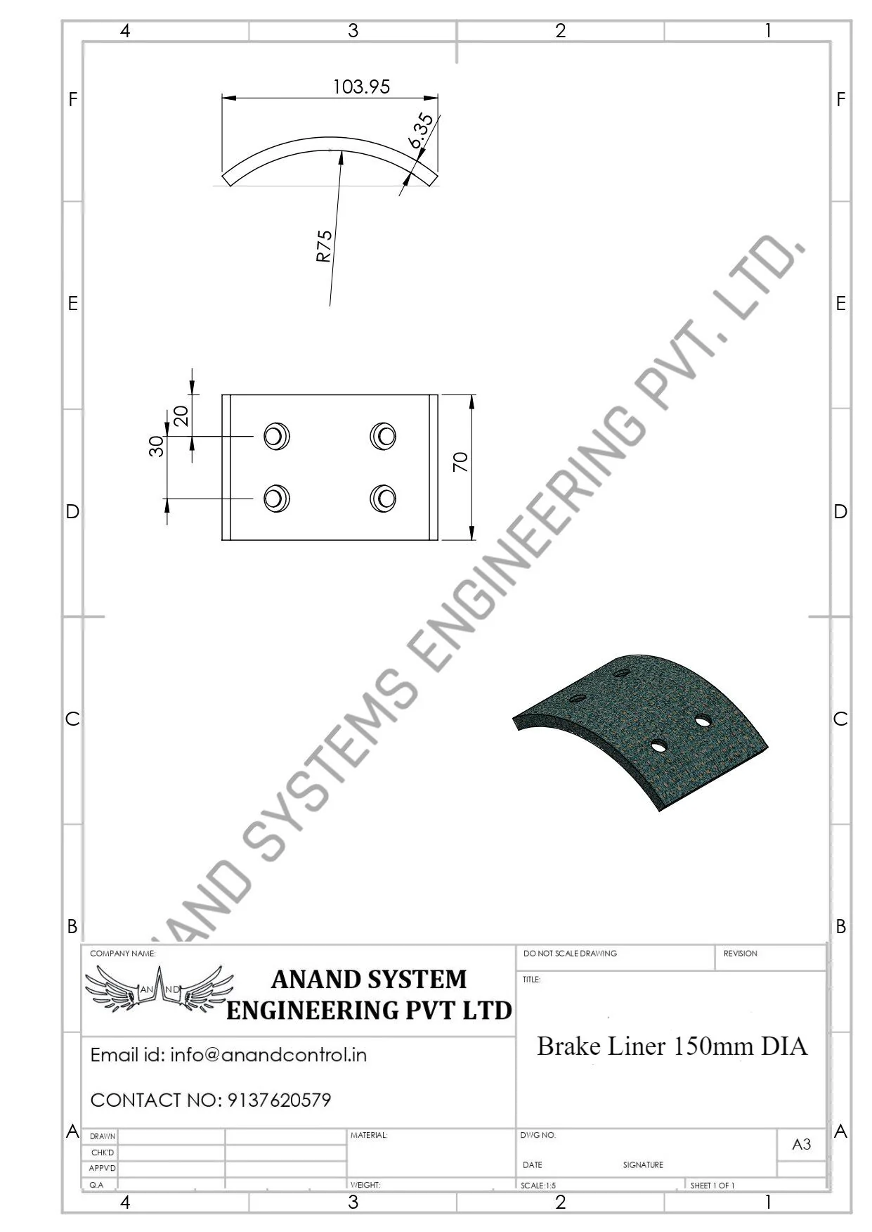 Accesories of pin joint busbar