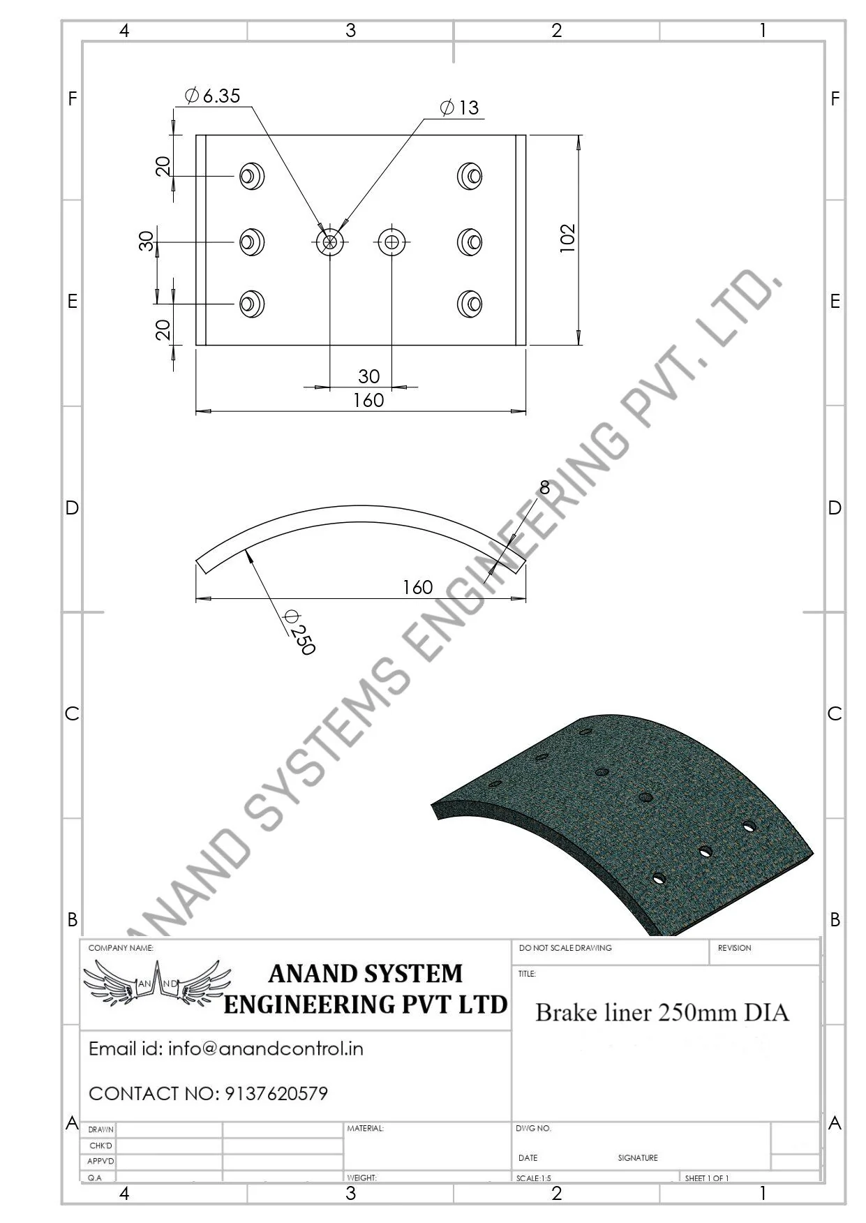 Accesories of pin joint busbar