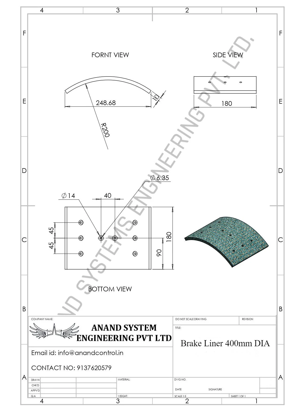 Accesories of pin joint busbar