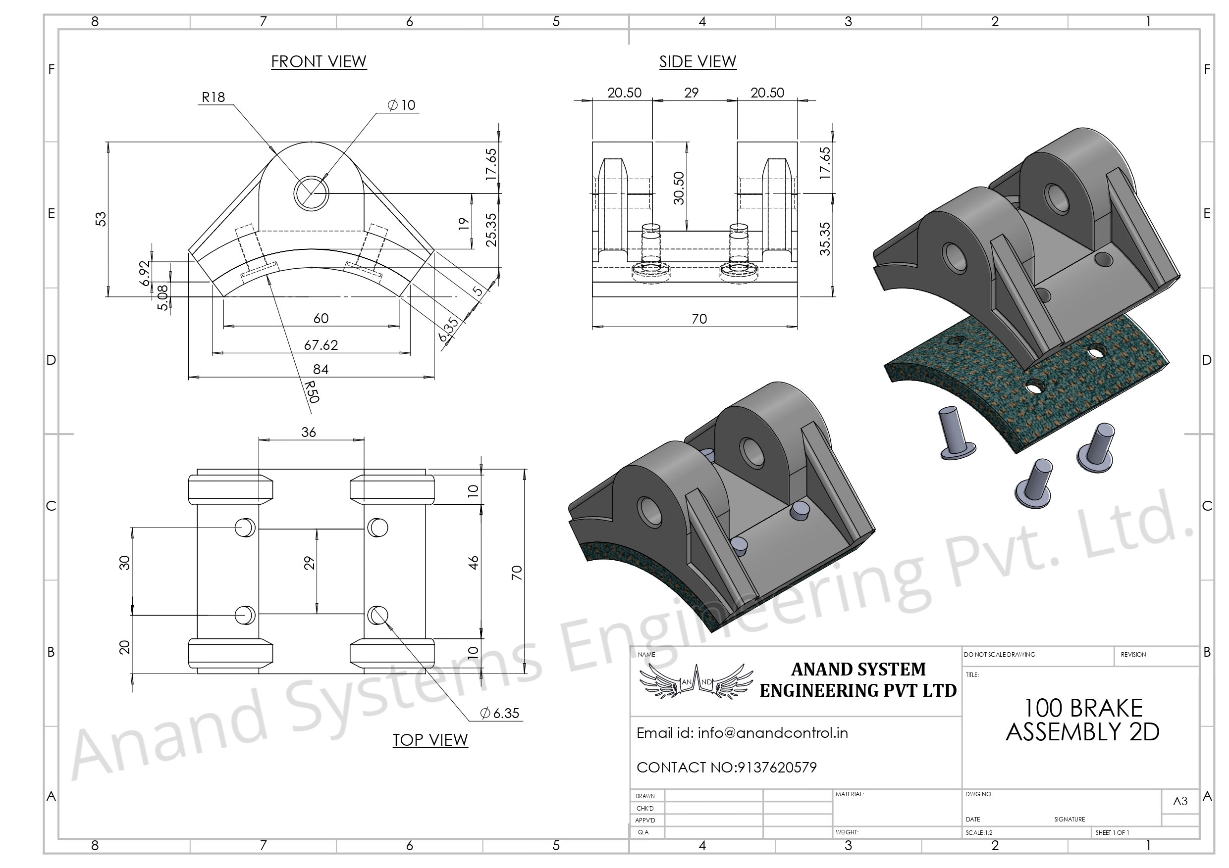 Thruster Brake Shoes