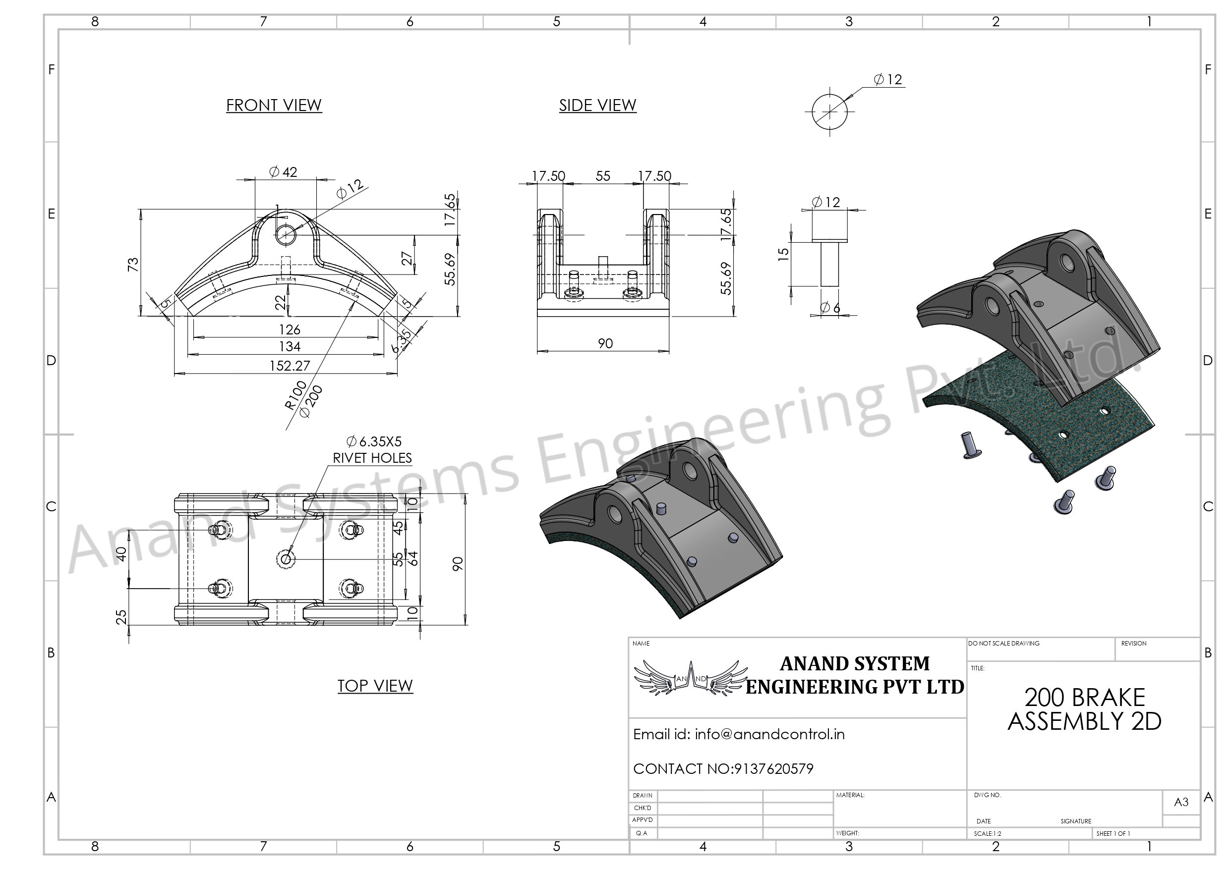 Thruster Brake Shoes