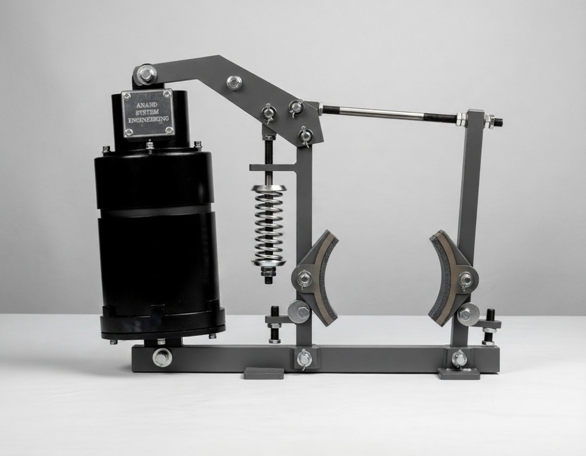 MDT 150-18 Mill Duty Thruster Brake 3D Model for 150mm drums