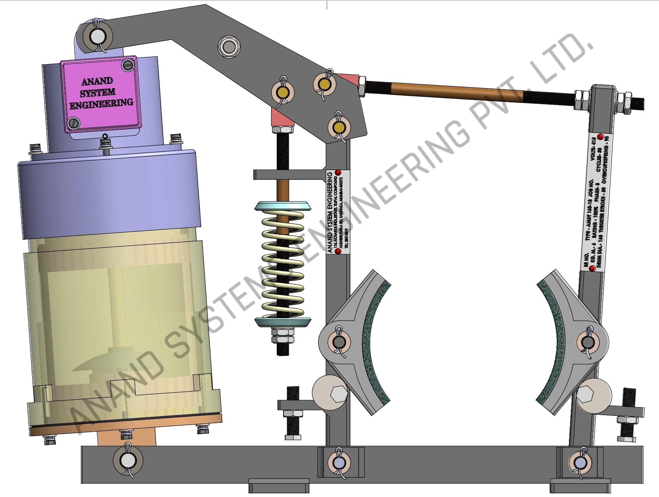 MDT 150-18 Mill Duty Thruster Brake