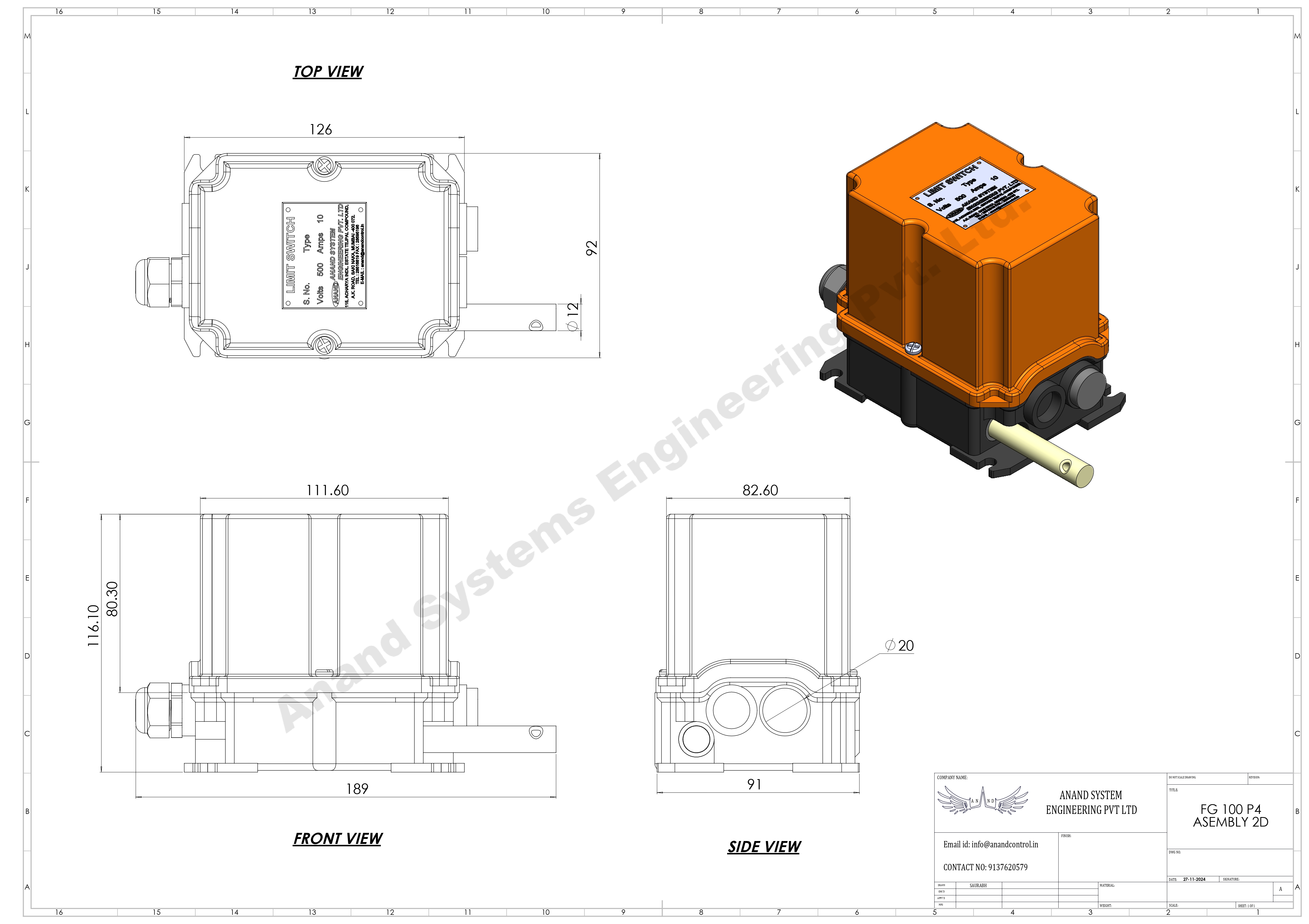 Lever Limit Switch Working Principle