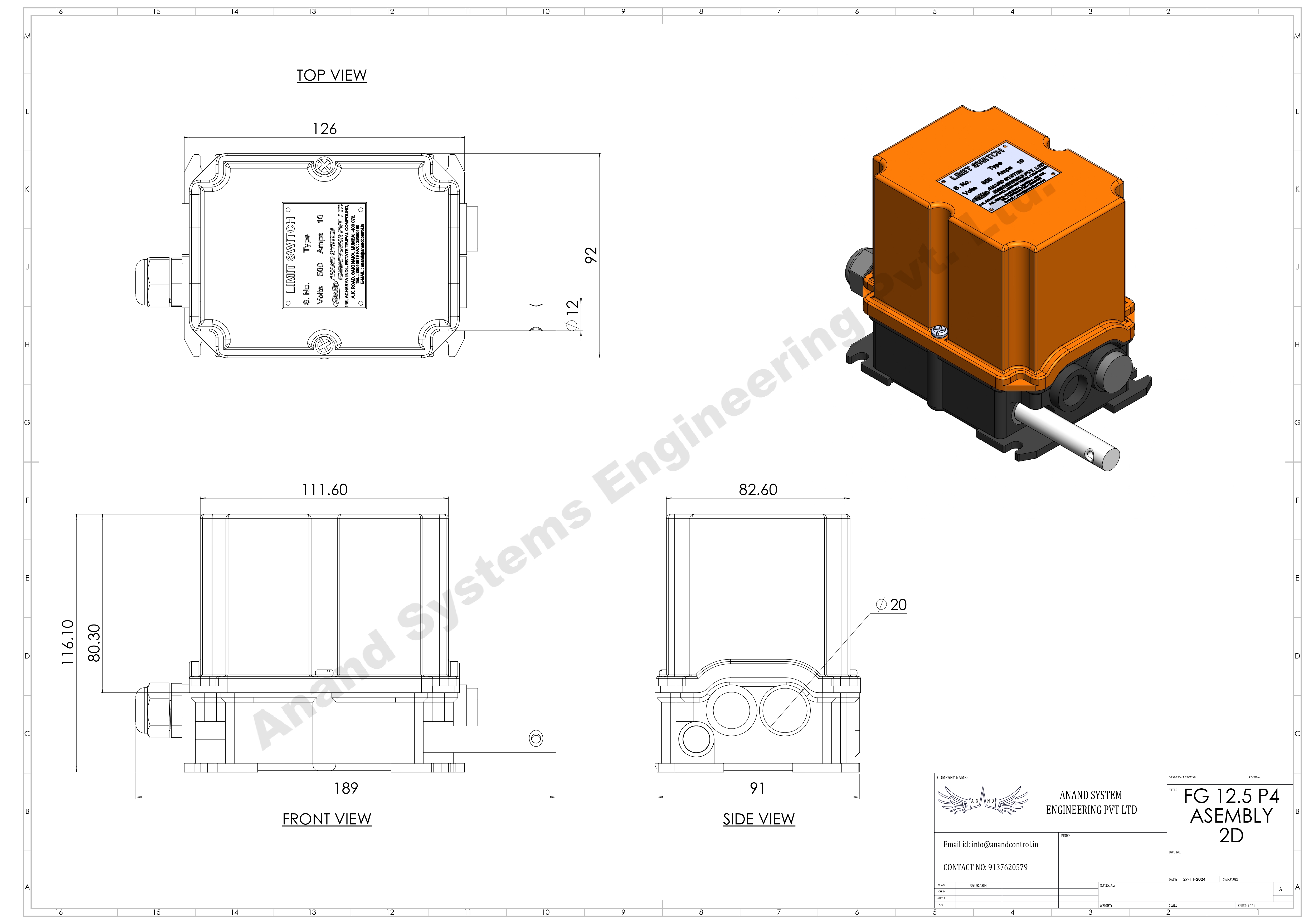 Lever Limit Switch Working Principle