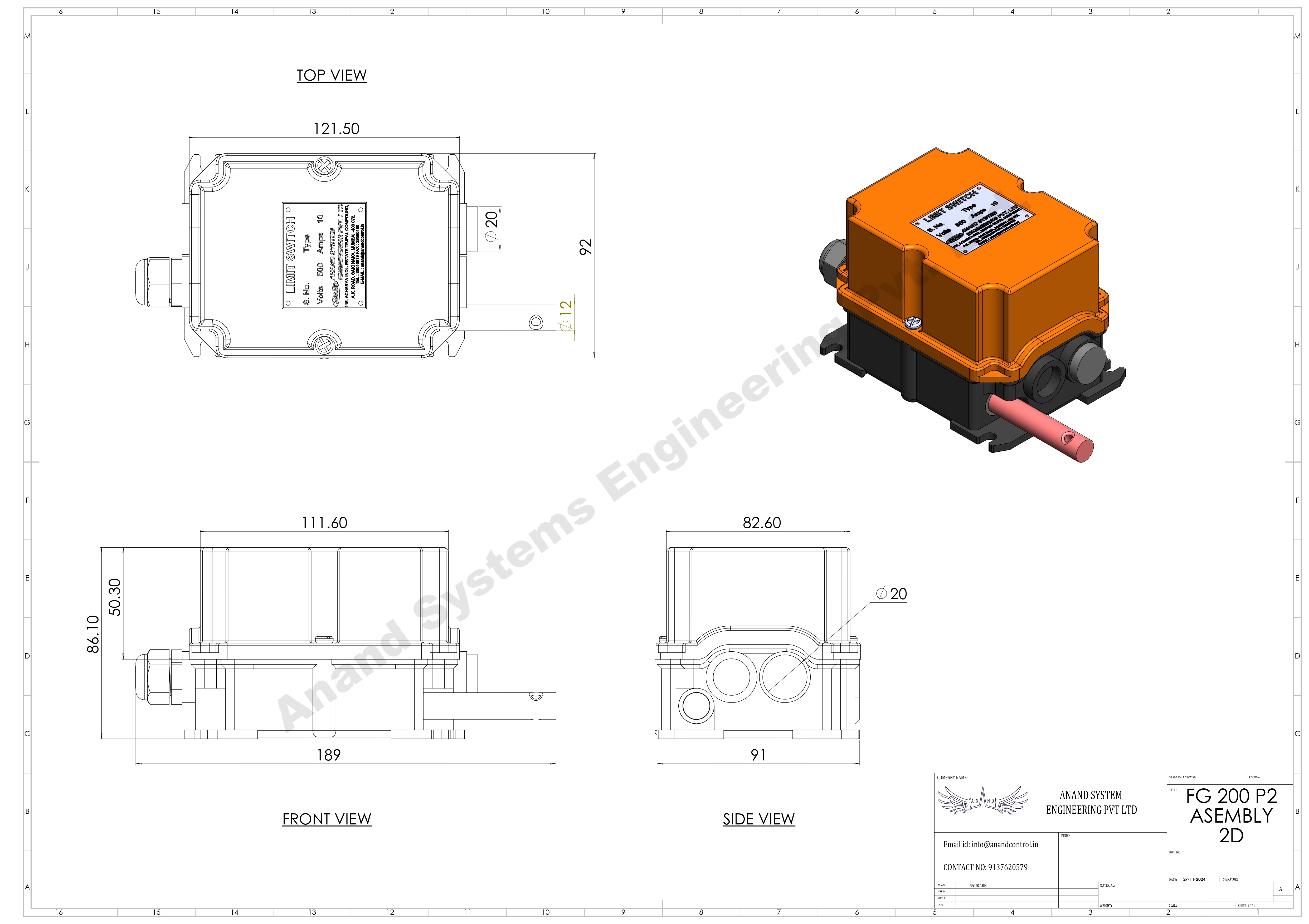 Lever Limit Switch Working Principle