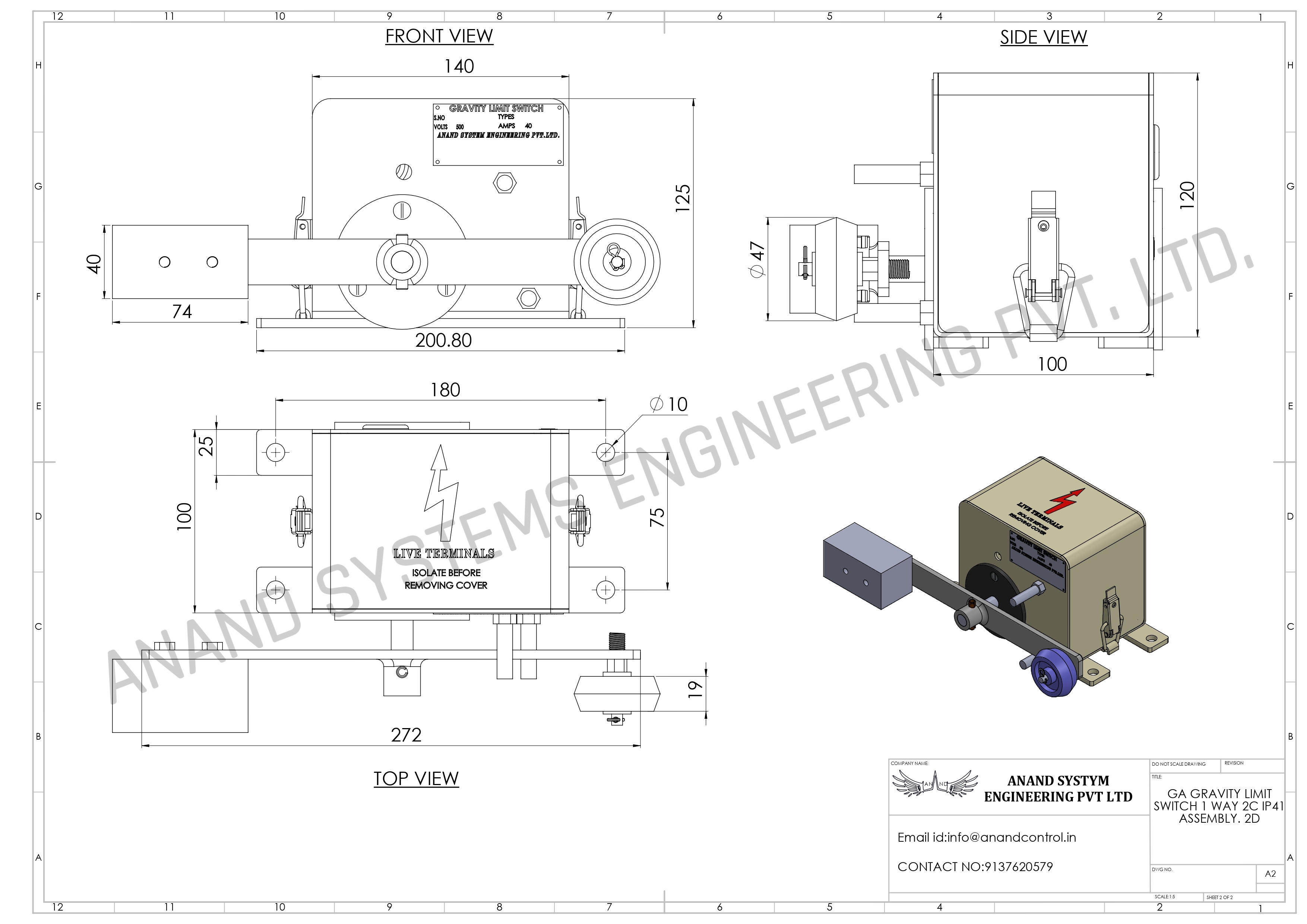 LEVER LIMIT SWITCH