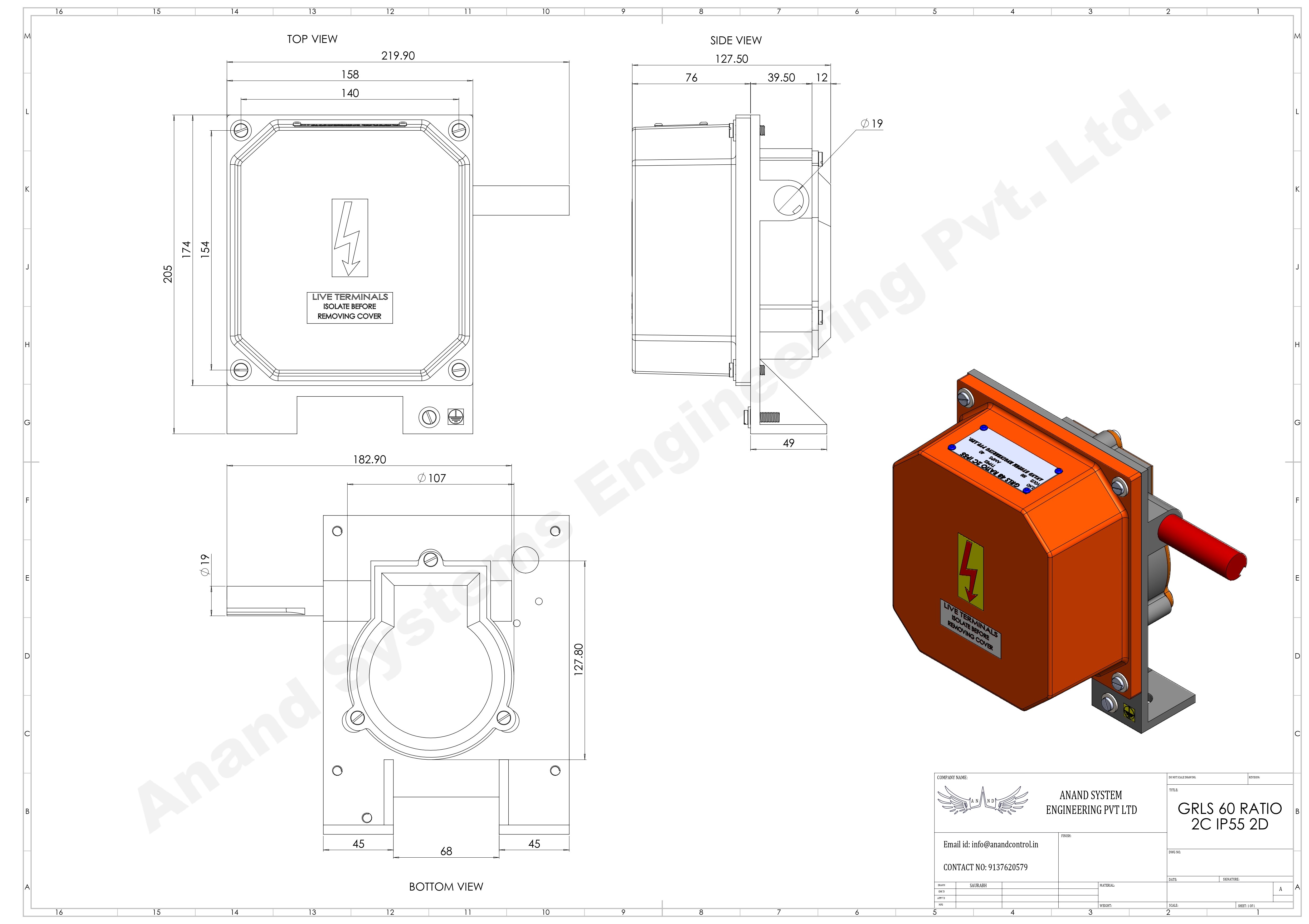 FG Rotary Geared Limit Switch