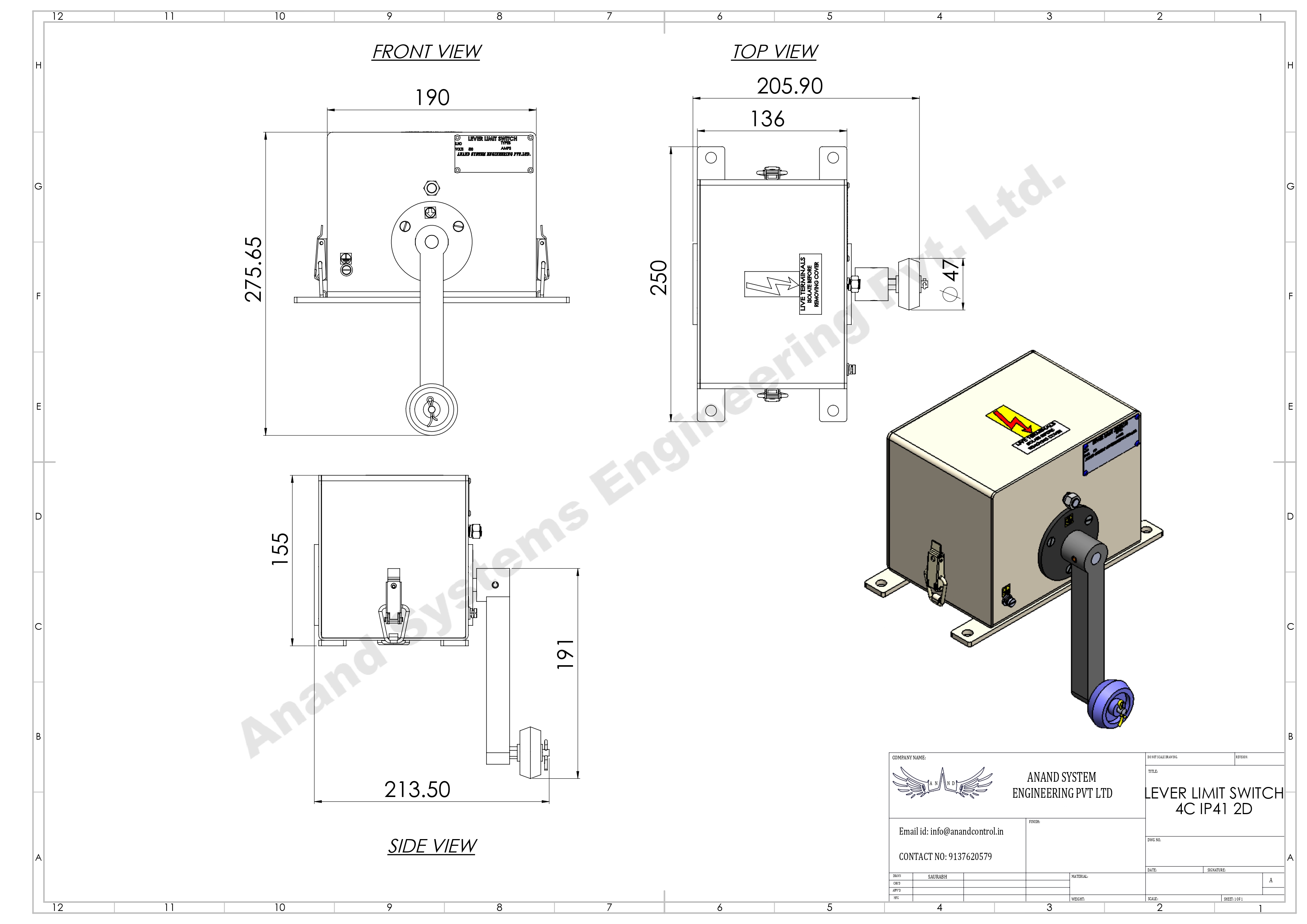Lever Limit Switch Working Principle