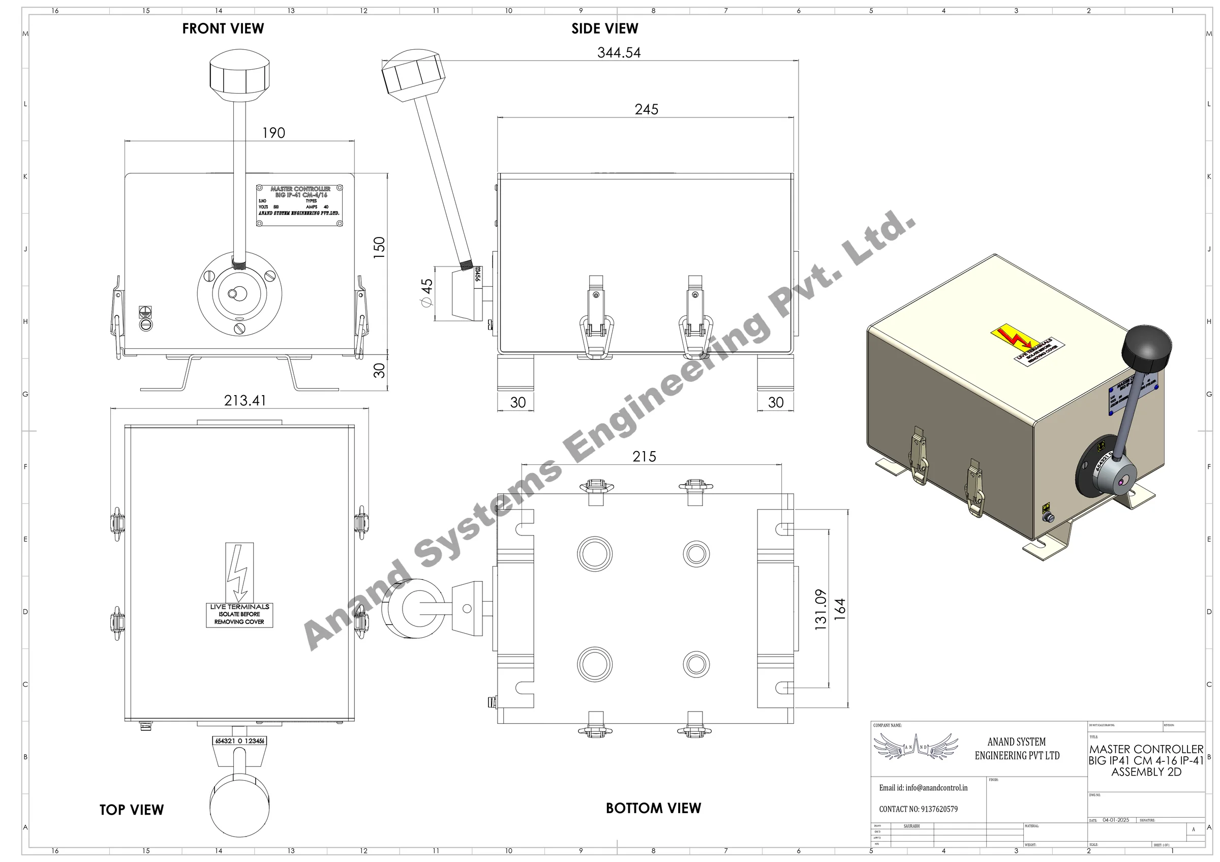 Master Controller Working Principle and Internal Components