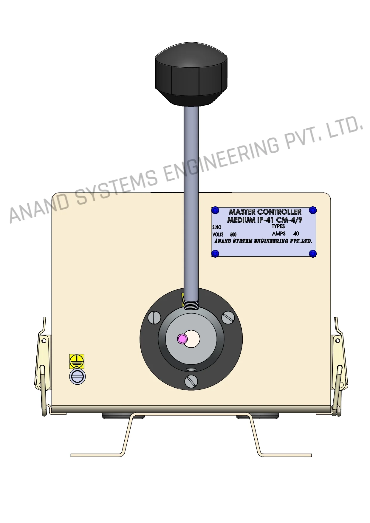 3D render of Master Controller Medium CM 4/9/IP41