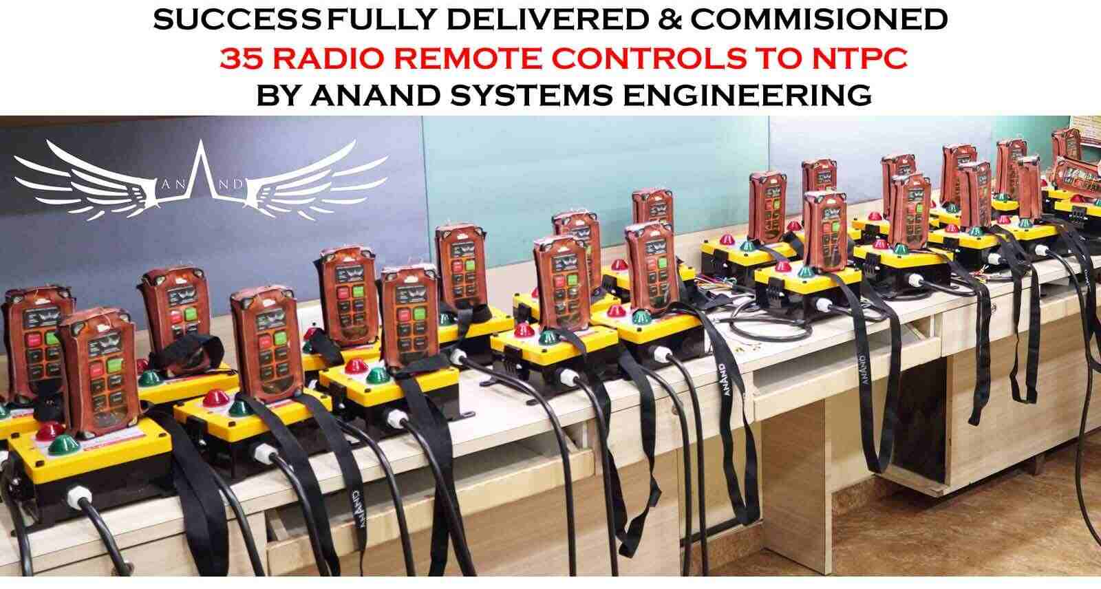 Anand Radio Remote Control used by National Thermal Power Corporation (NTPC)