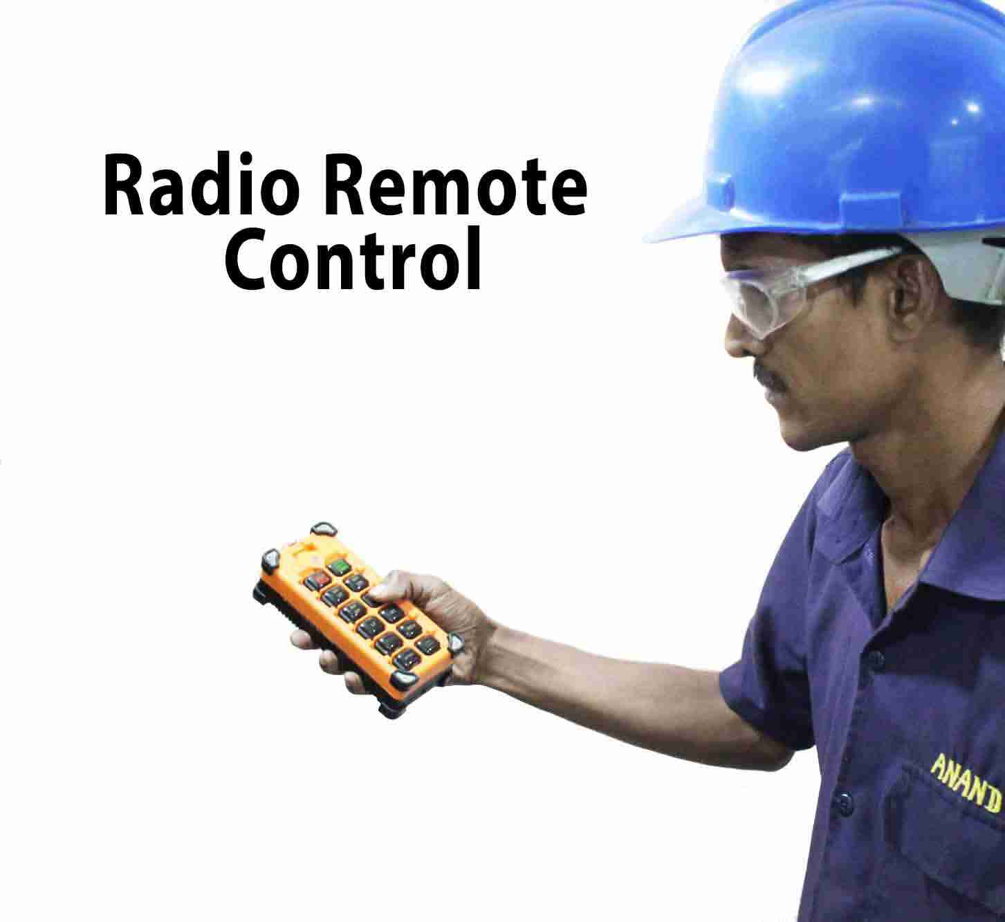 An Industrial Overhead Crane Radio remote control